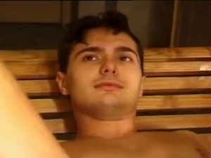 Womans massage becomes 3way with two bi