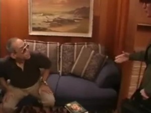 saleswoman get fucked by two men