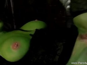 Wicked Witch Gives Scary Blowjob