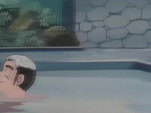 Beefy man in japanese anime