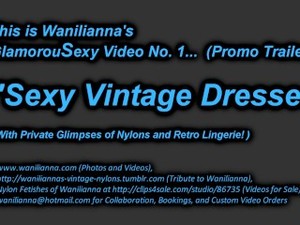 Lesbian Milf Mom in Garters Vintage Nylon