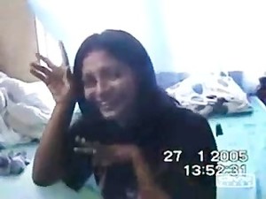 Real indian new married couple in action