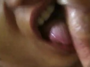 Boy fucks horny man and mature woman