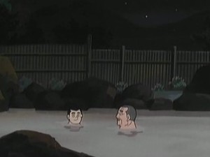 Beefy man in japanese anime