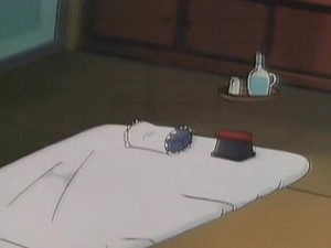 Beefy man in japanese anime