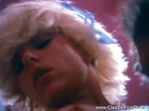 Classic Short Hair Blonde 3some