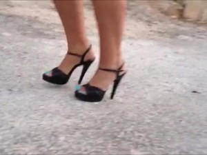 Vintage High Heel Sandals
